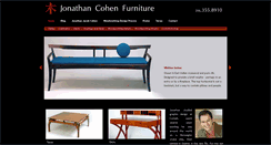 Desktop Screenshot of jonathancohenfinewoodworking.com